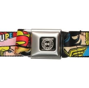 DC Comics Women Seatbelt-Buckle Belt